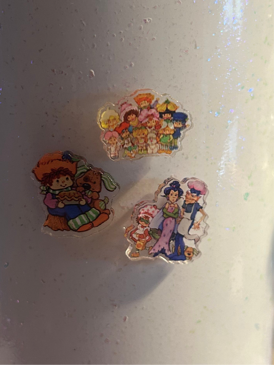 Strawberry Friends Set of 3 Magnets