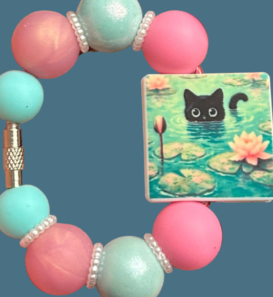 Kitty Handle Charm