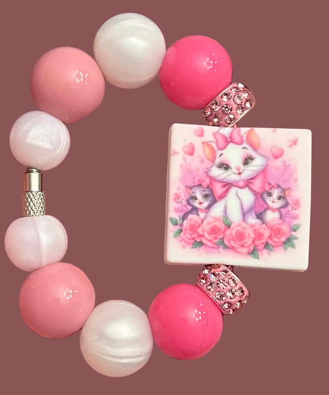 Fancy Cat Handle Charm