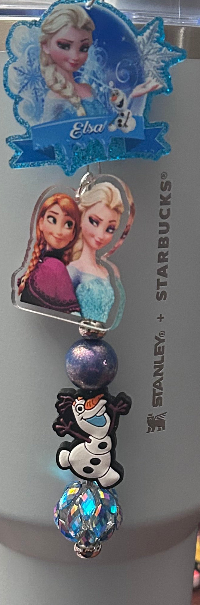 Sisters Straw Topper Dangle Charm