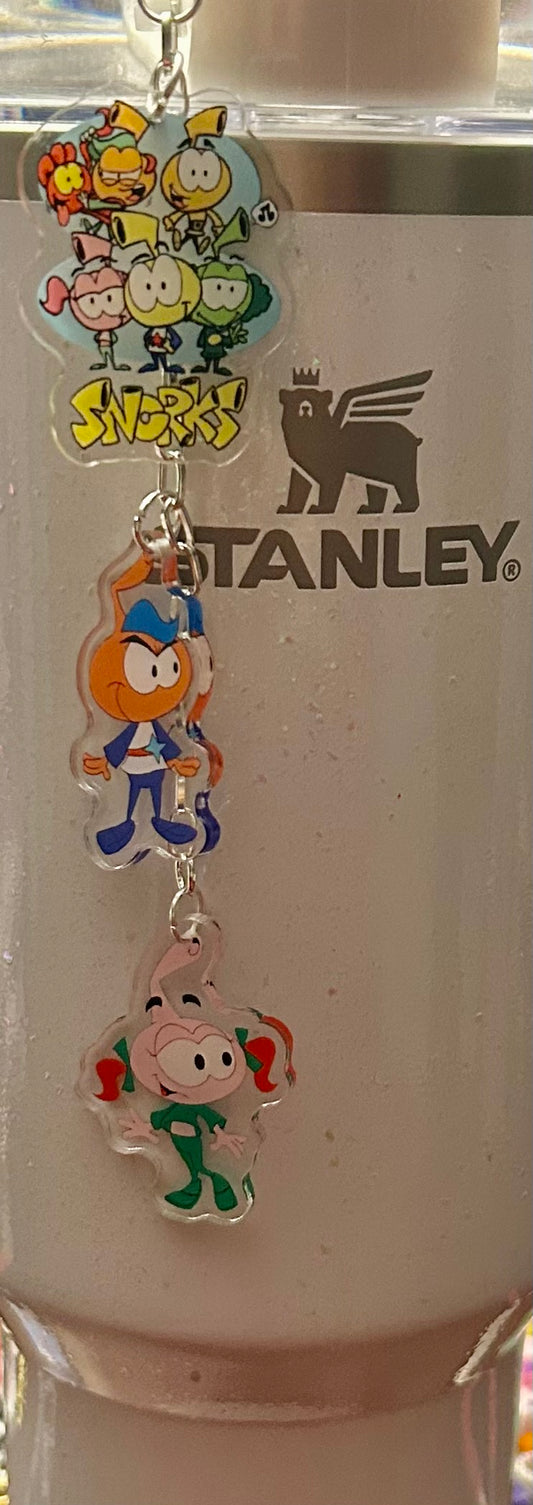 Snorks Straw Topper Dangle Charm