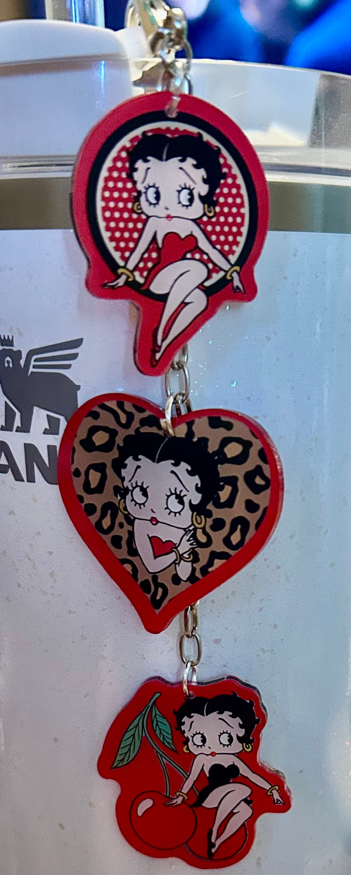 Boop Straw Topper Dangle Charm