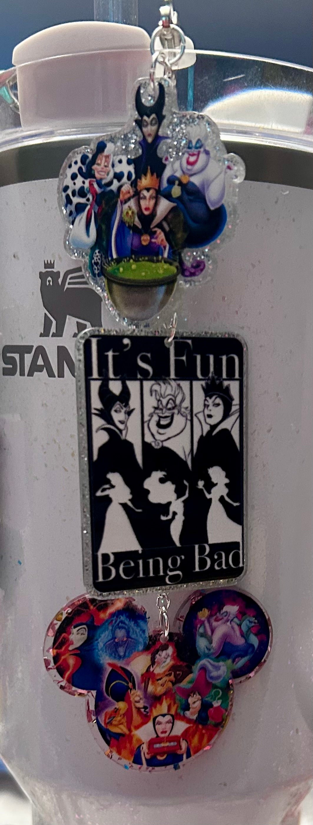 Villains Straw Topper Dangle Charm