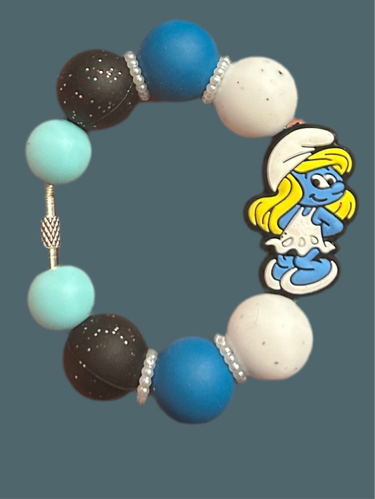 Blue Girl Handle Charm
