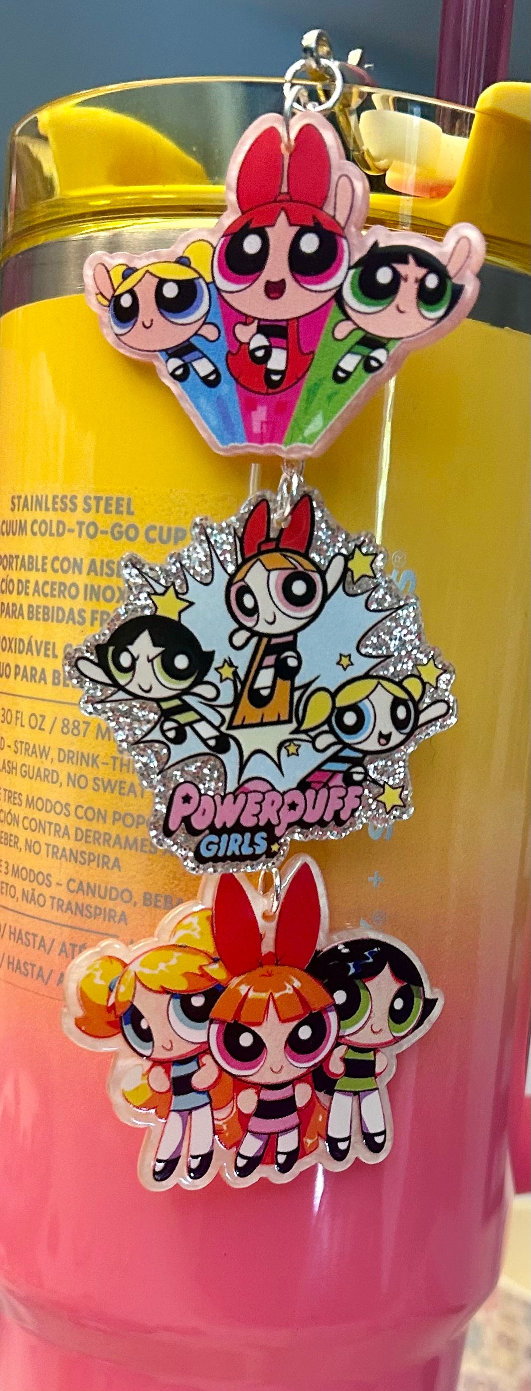 PPG Straw Topper Dangle Charm