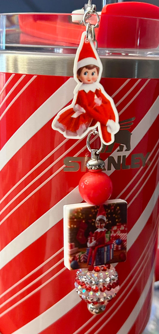 Elf Straw Topper Dangle Charm