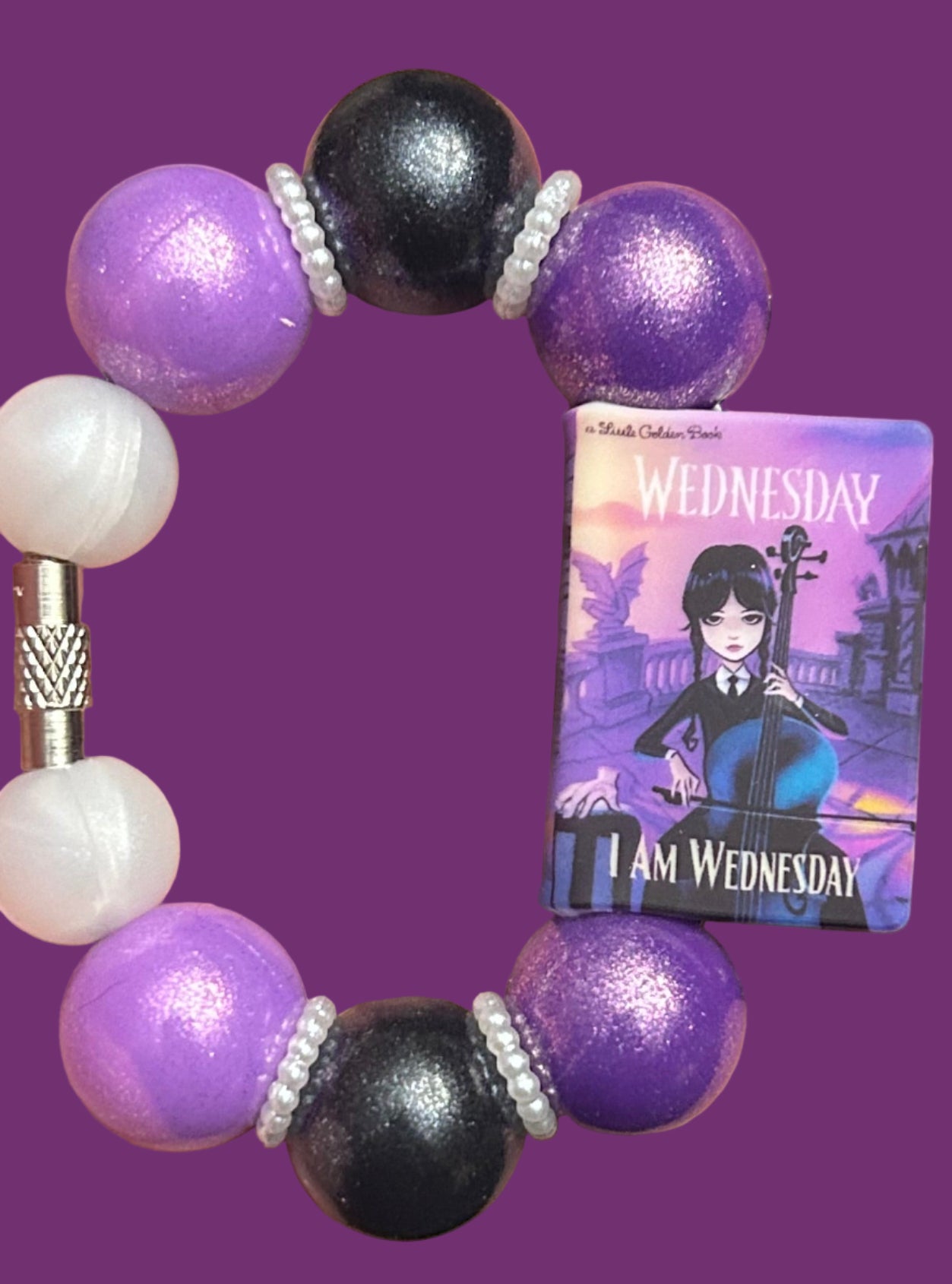 Goth Girl Handle Charm