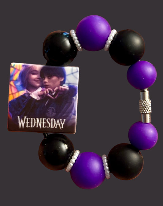 Goth Girl Handle Charm
