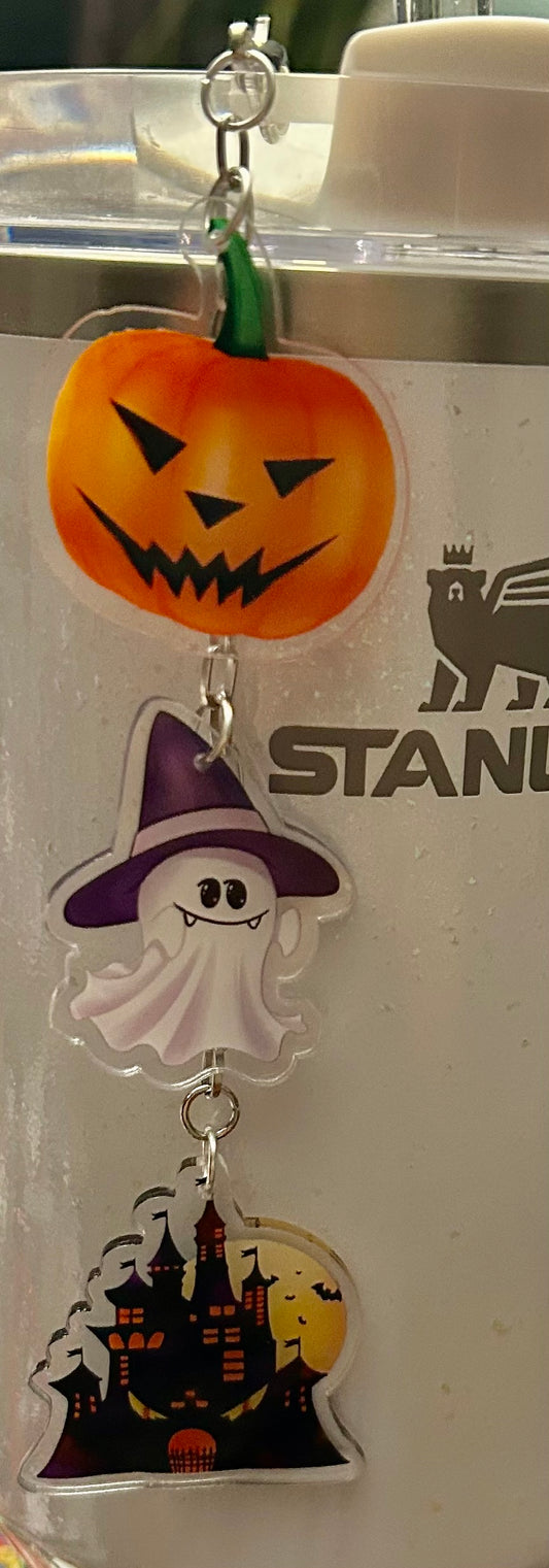 Halloween Straw Topper Dangle Charm