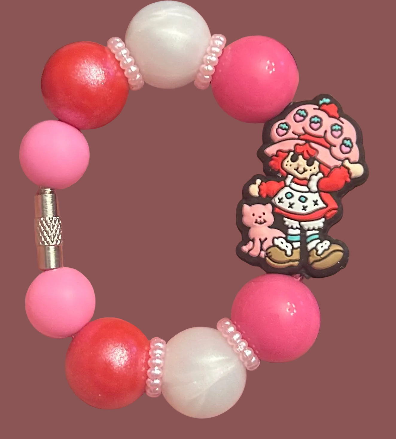 Strawberry Handle Charm