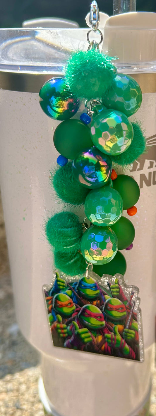Turtle Straw Topper Dangle Charm