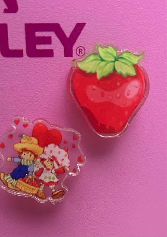 Strawberry Set of 2 Magnets