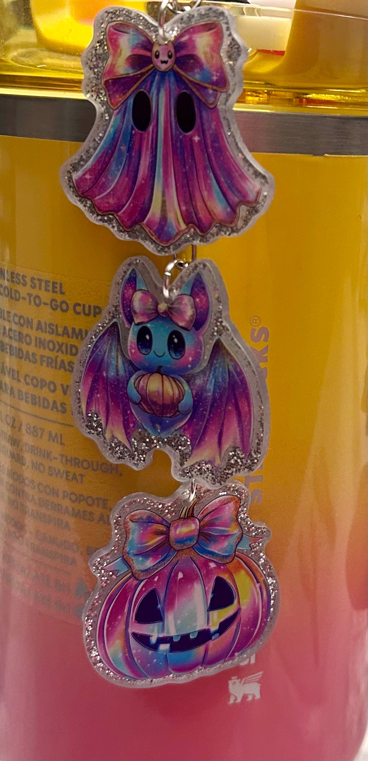 Halloween Straw Topper Dangle Charm