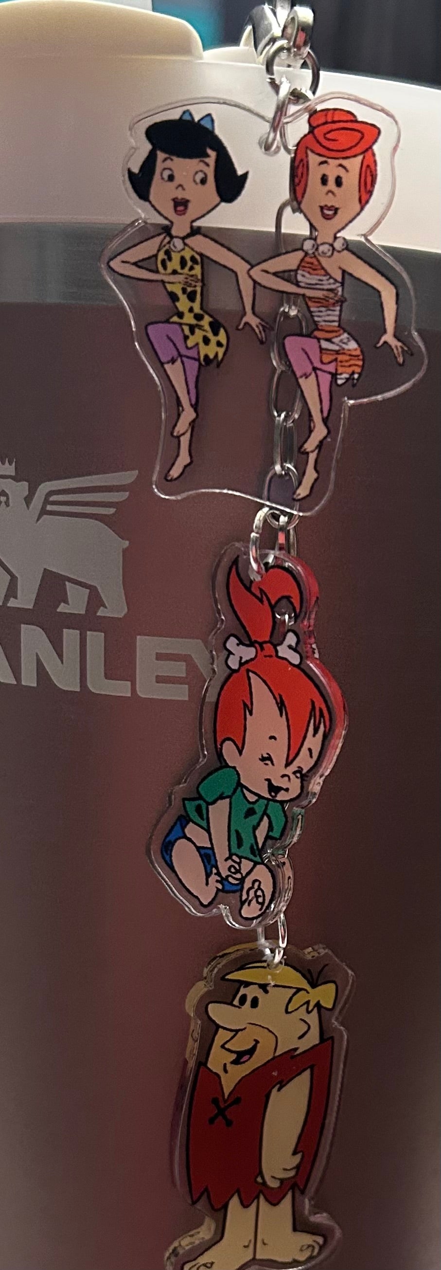 Stone Age Straw Topper Dangle Charm