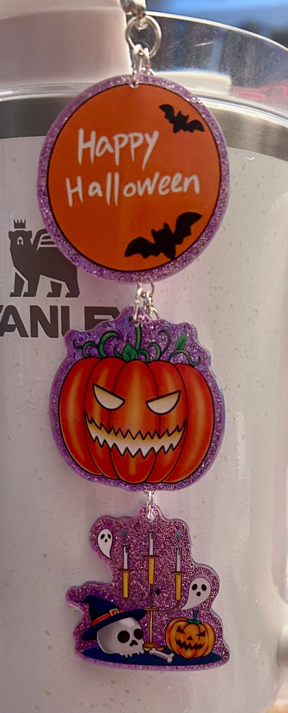 Halloween Straw Topper Dangle Charm