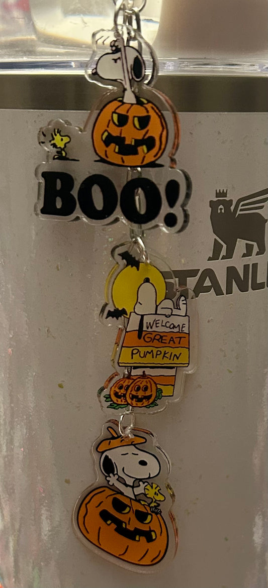 Dog Straw Topper Dangle Charm