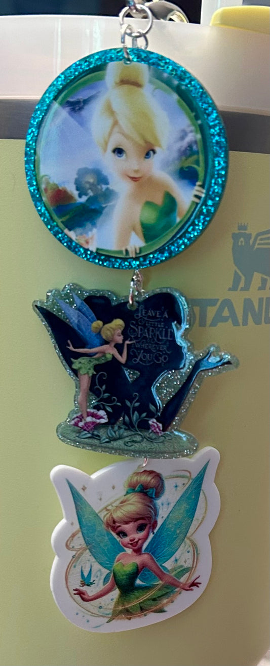Tink Straw Topper Dangle Charm