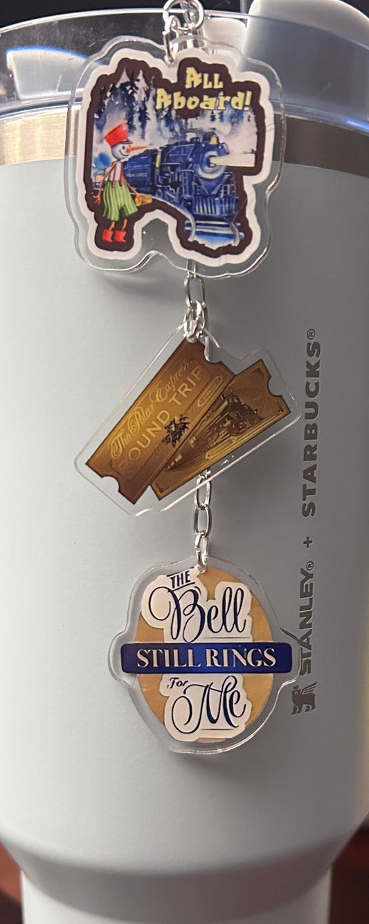 Polar Straw Topper Dangle Charm