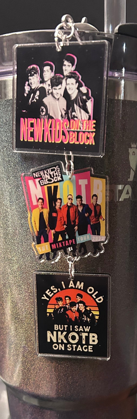 Boy Band Straw Topper Dangle Charm