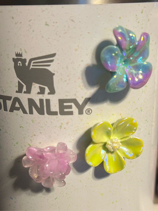 Flower Magnets Set of 3