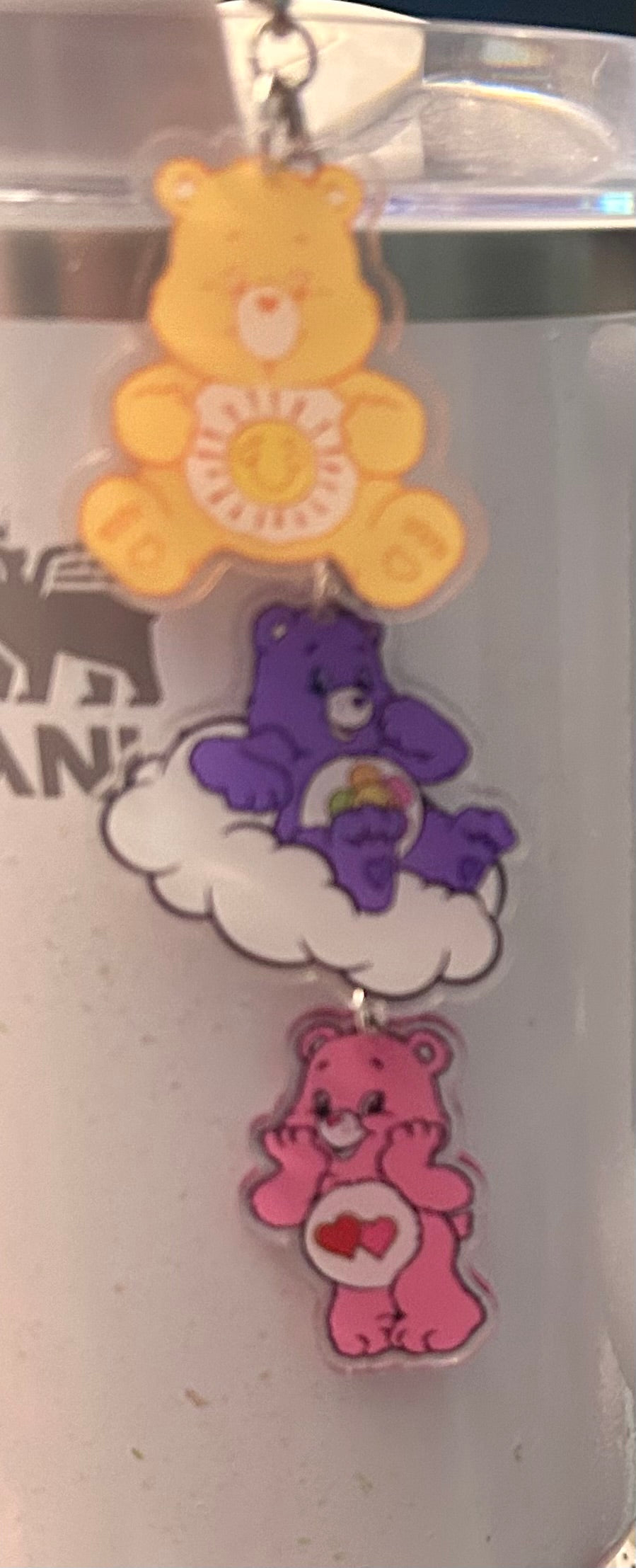 Bears Straw Topper Dangle Charm