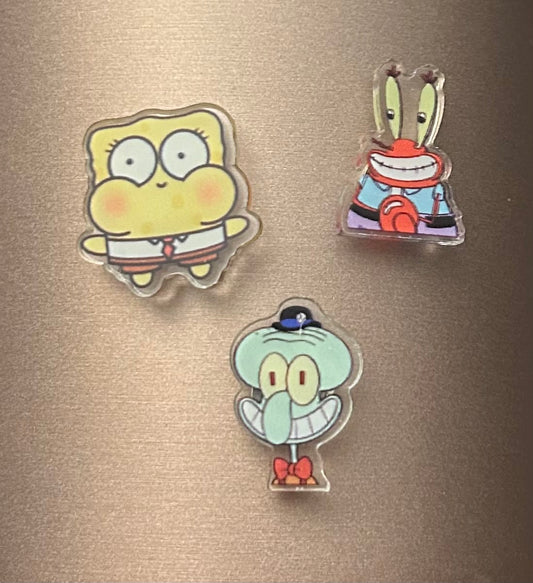 Sponge Set of 3 Magnets