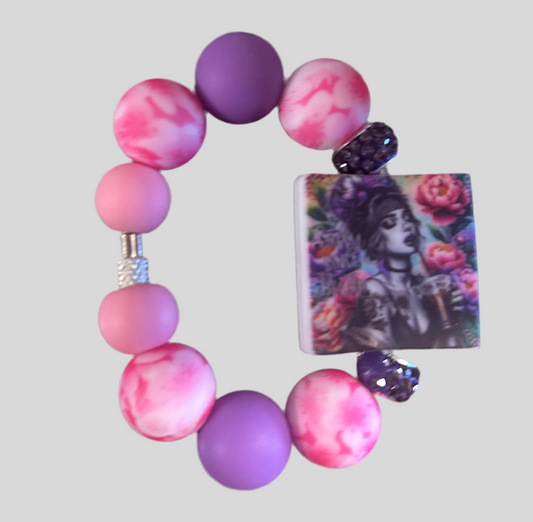 Girl Handle Charm