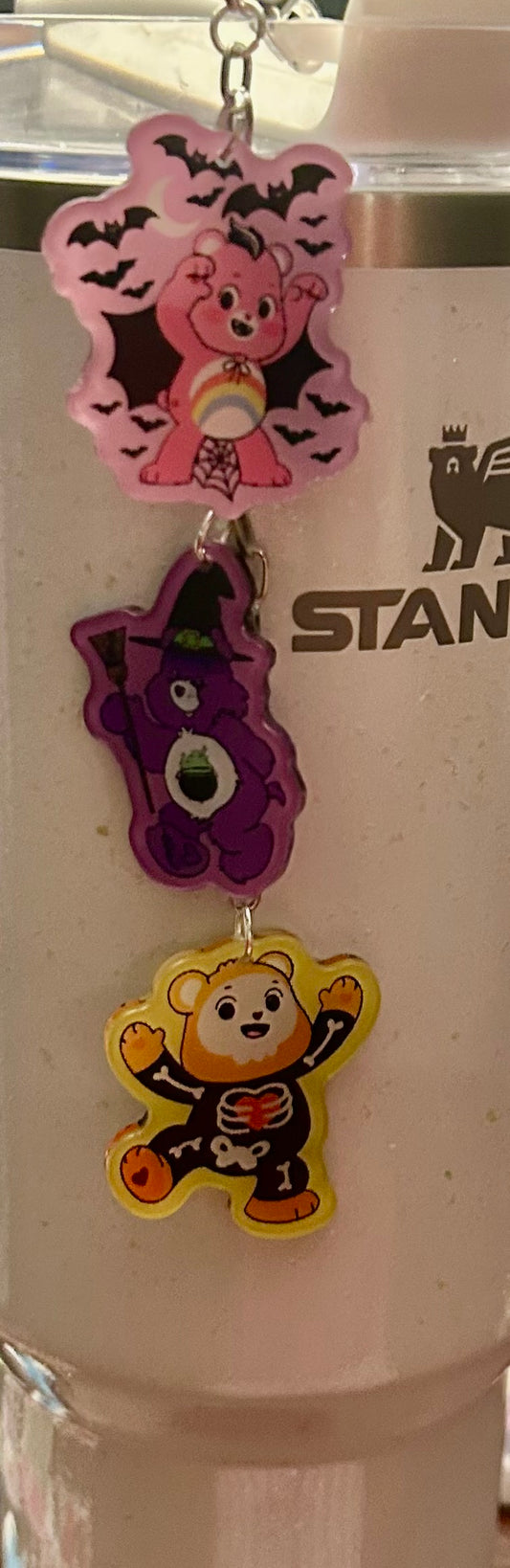 Bear Straw Topper Dangle Charm