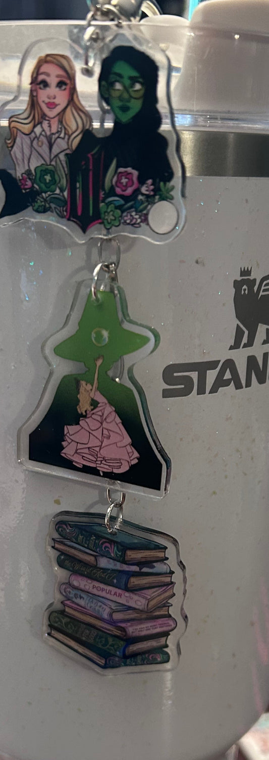 Witch Straw Topper Dangle Charm