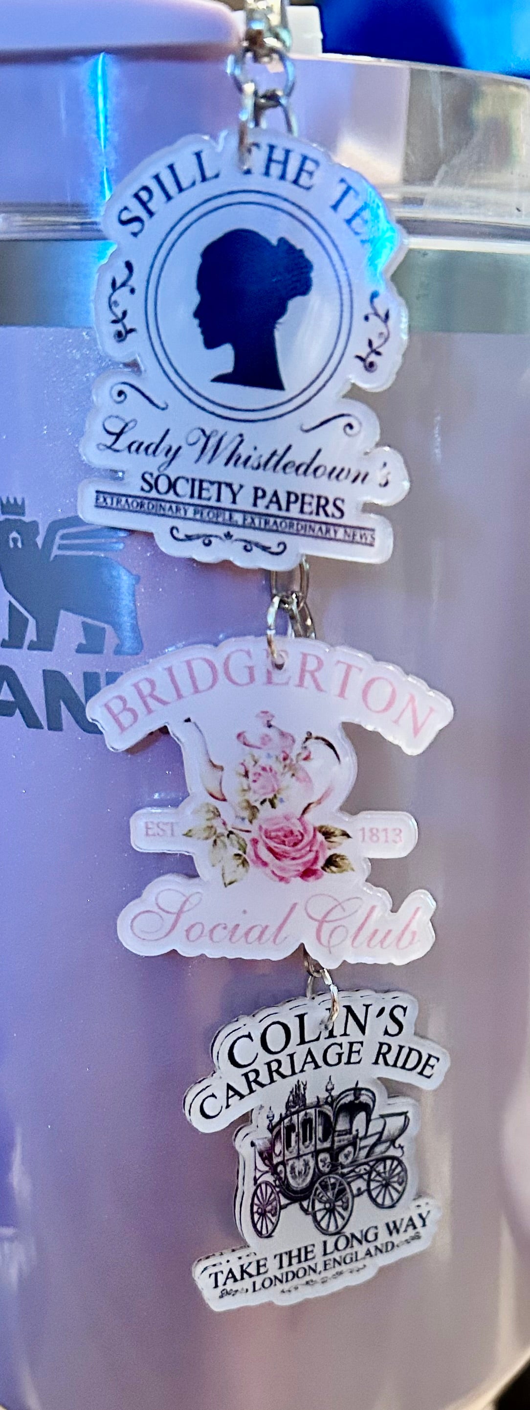 Bridge Straw Topper Dangle Charm