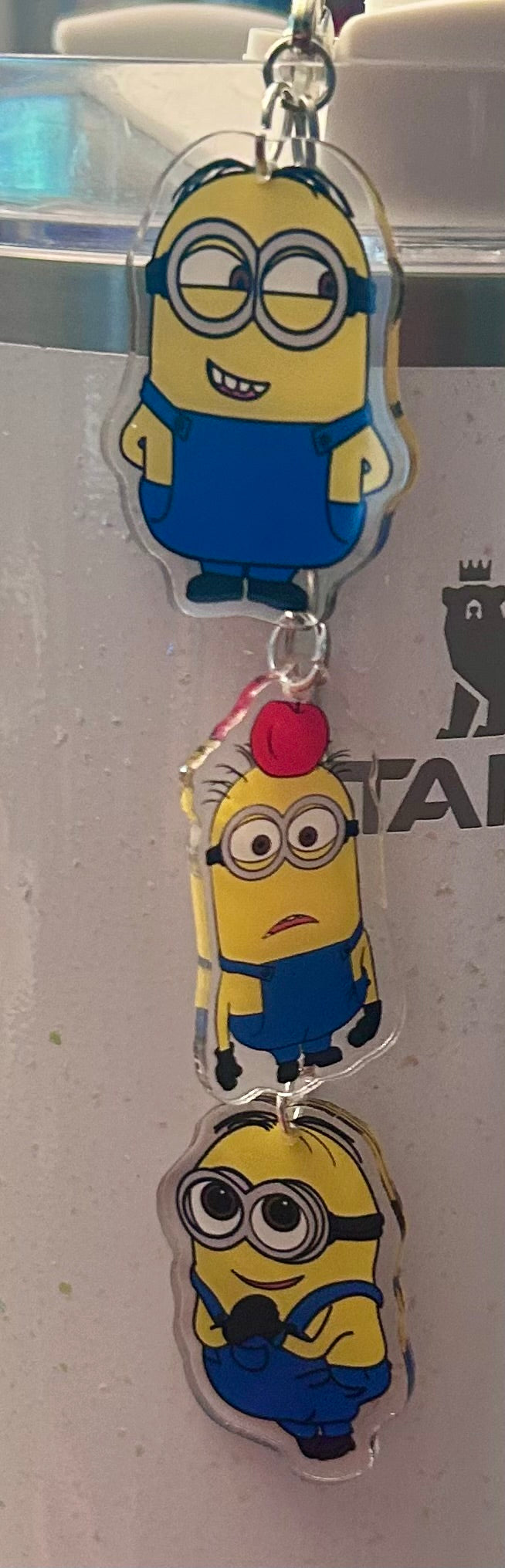 Yellow Straw Topper Dangle Charm