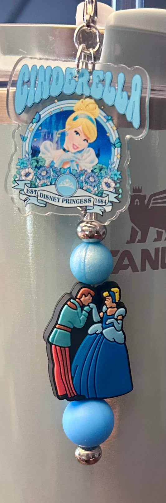 Princess Straw Topper Dangle Charm