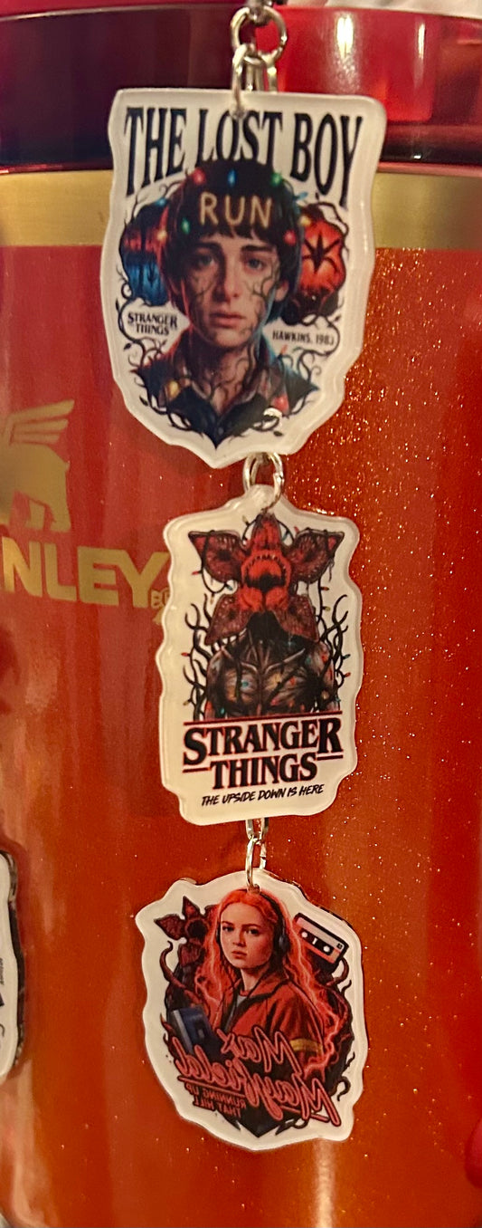Stranger Straw Topper Dangle Charm