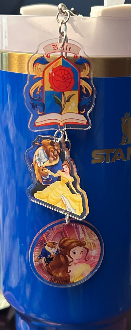 Princess Straw Topper Dangle Charm