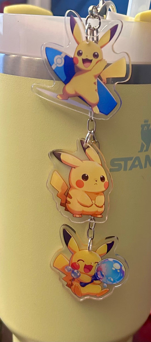 Poke Straw Topper Dangle Charm