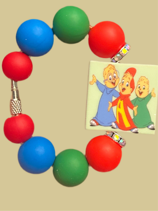 Chipmunks Handle Charm