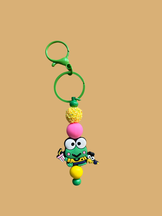 Frog Cup Charm Key Chain