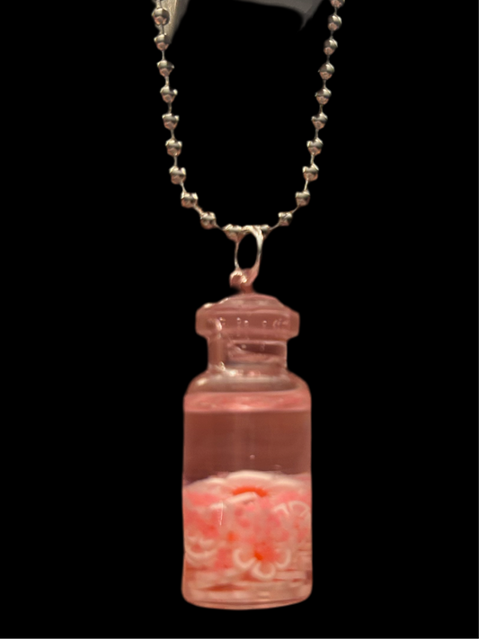 Glow in the dark Wishing Bottle Handle Charm