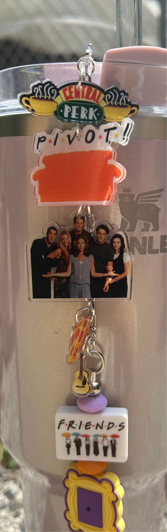 Group of Friends Straw Topper Dangle Charm