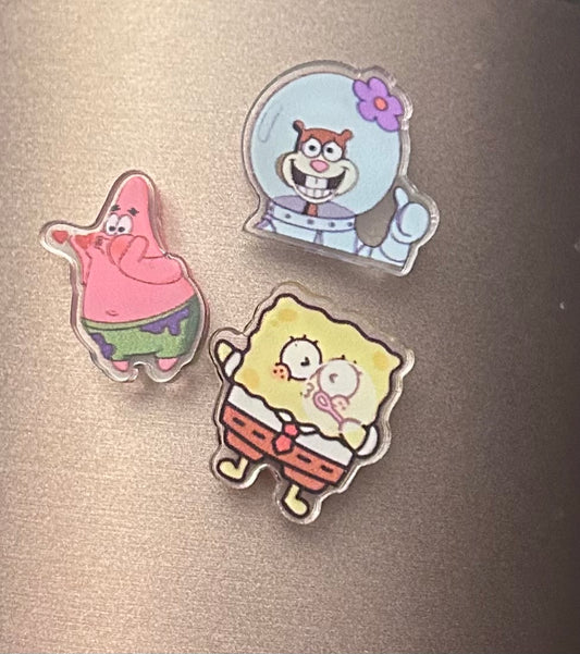 Sponge Set of 3 Magnets