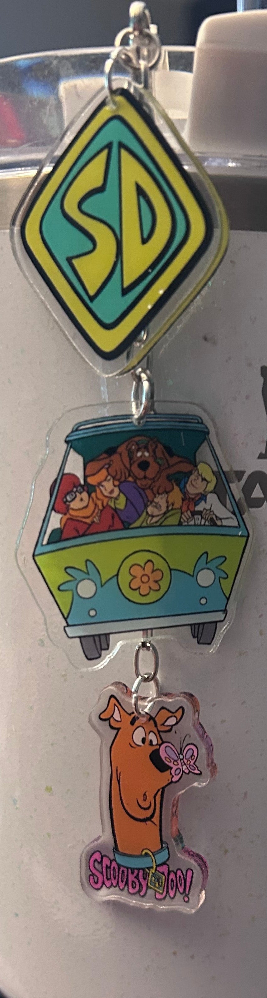 Dog Straw Topper Dangle Charm