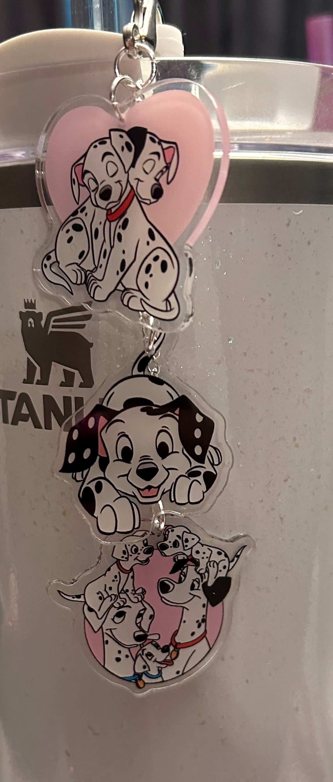Dogs Straw Topper Dangle Charm