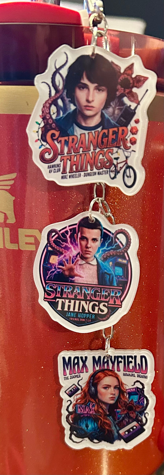 Stranger Straw Topper Dangle Charm