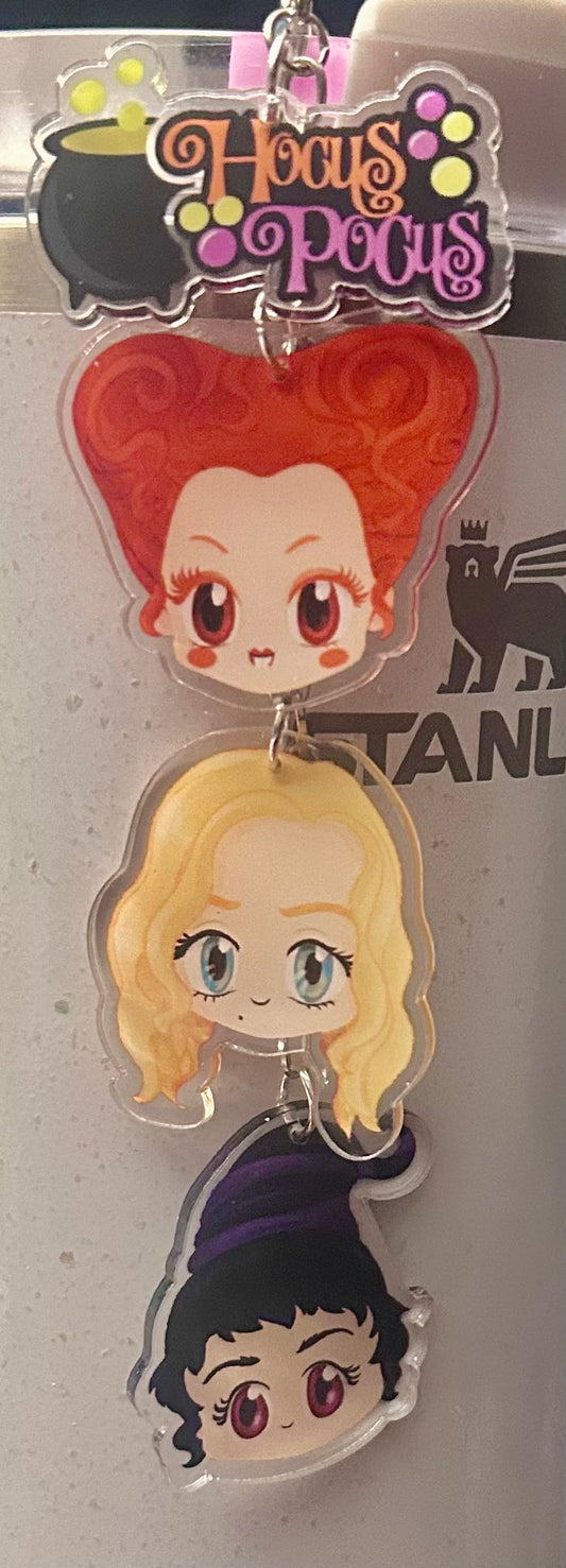 Hocus Straw Topper Dangle Charm