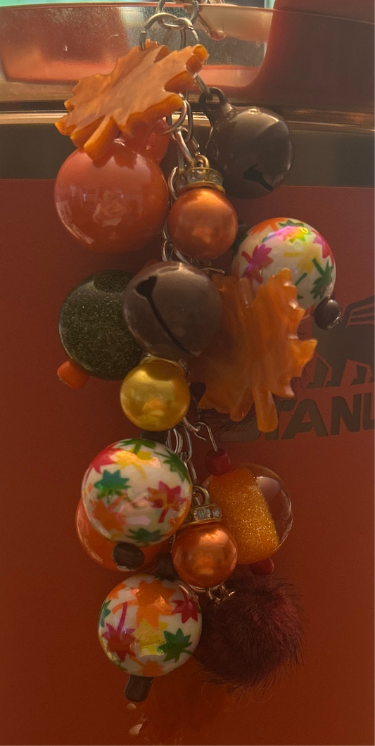 Fall Thanksgiving Straw Topper Dangle Charm