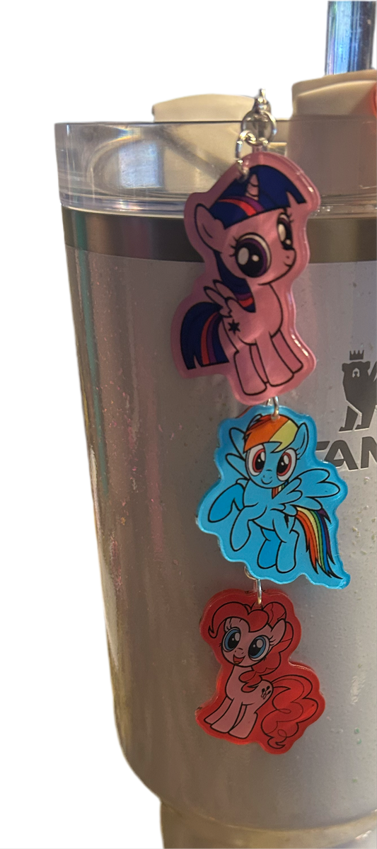 Pony Straw Dangle
