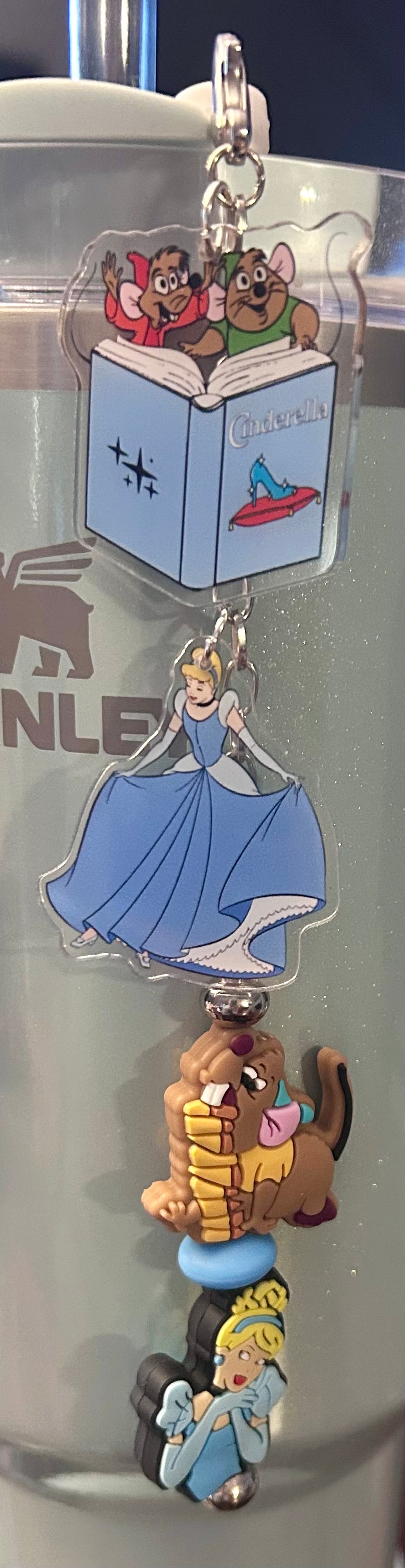 Princess Straw Topper Dangle Charm