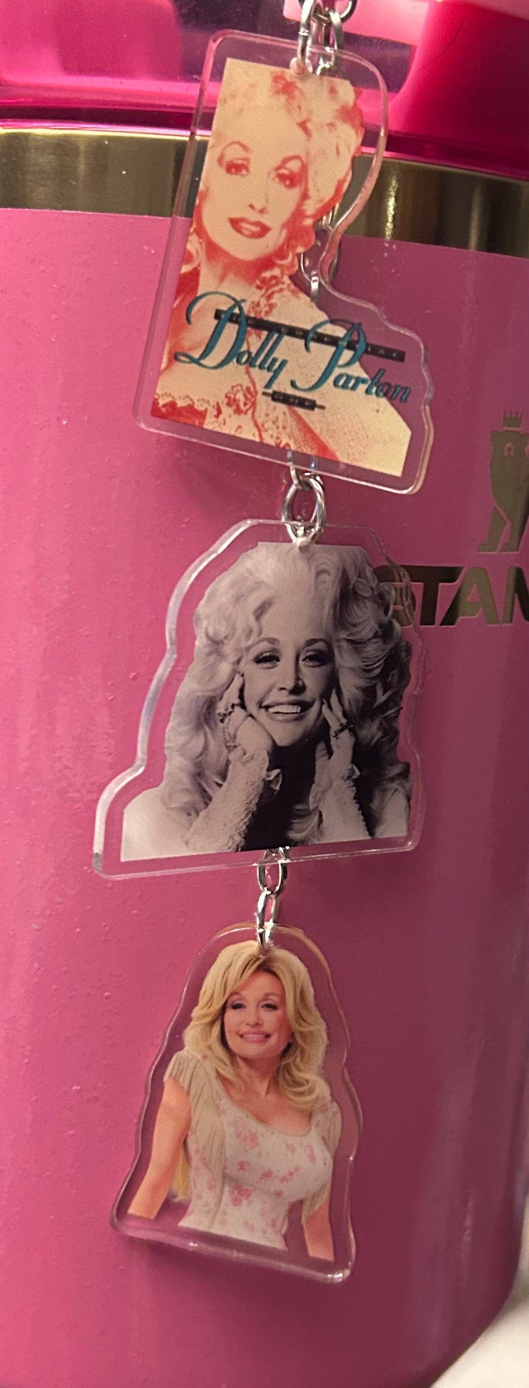 Singer Straw Topper Dangle Charm