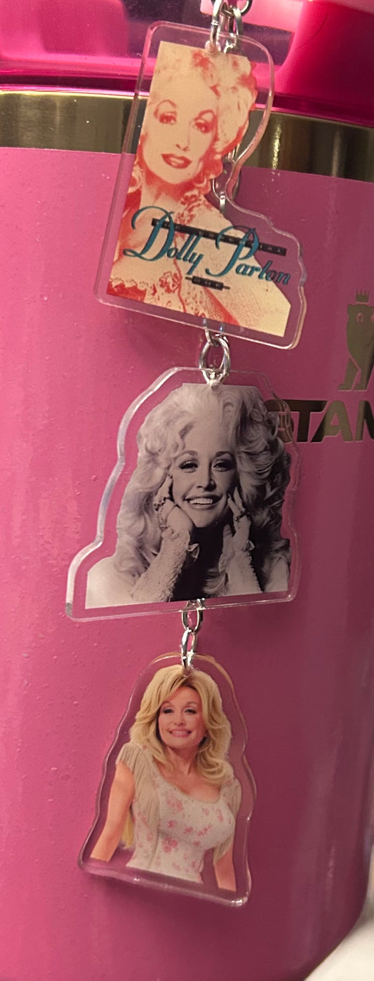 Singer Straw Topper Dangle Charm