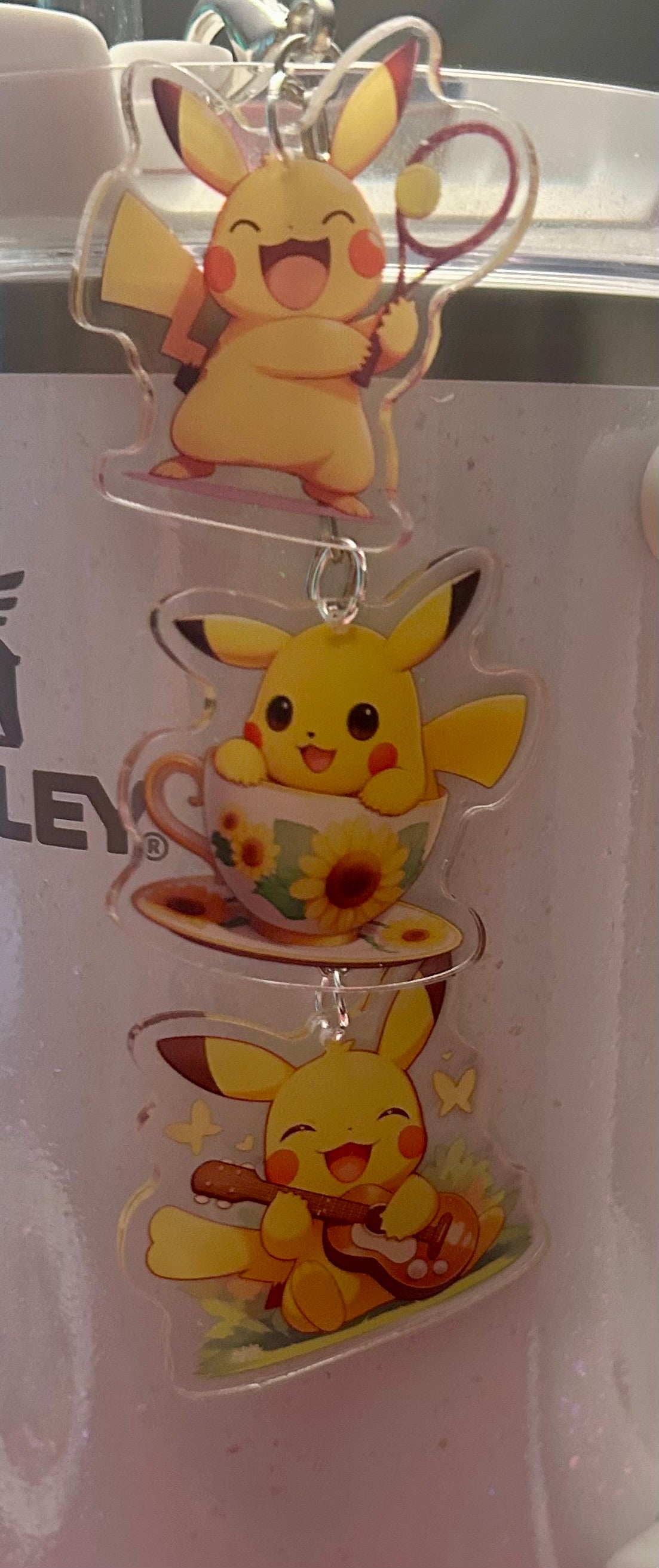 Pika Straw Topper Dangle Charm